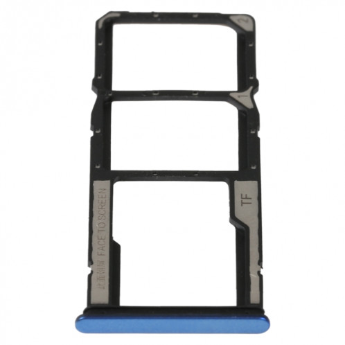 Pour Xiaomi Redmi Note 11SE Plateau de carte SIM + Plateau de carte SIM + Plateau de carte Micro SD (Bleu) SH554L1572-04