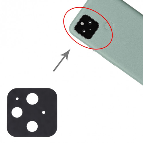 Pour objectif de caméra arrière Google Pixel 5 10 PCS SH559556-04