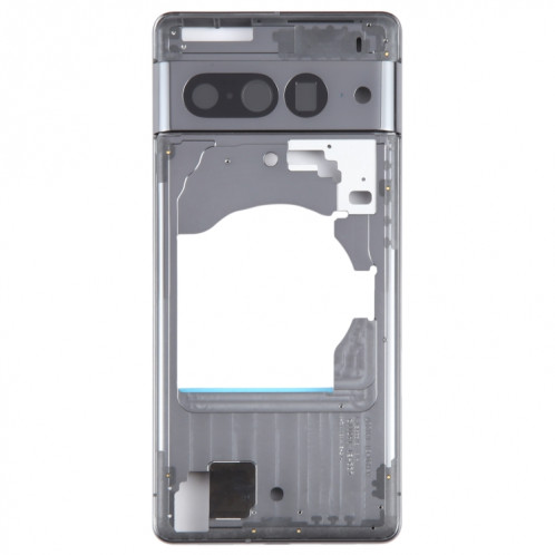 Pour Google Pixel 7 Pro Front Housing LCD Frame Bezel Plate (Black) SH601B725-06
