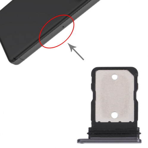 Plateau de carte SIM pour Google Pixel 7 (noir) SH605B1390-04