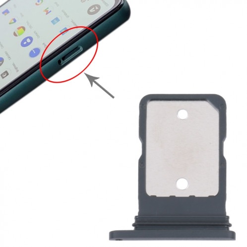 Plateau de carte SIM pour Google Pixel 5a (noir) SH608B311-04