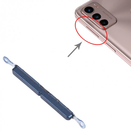 Pour le bouton de contrôle du volume Motorola Moto G42 (bleu) SH624L1515-04