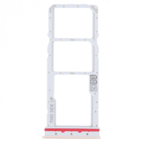 Pour Motorola Moto G32 Plateau de carte SIM + Plateau de carte SIM + Plateau de carte Micro SD (Or) SH631J1983-04