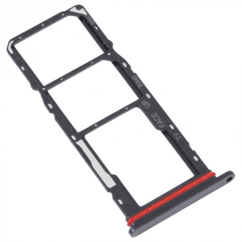 Pour Motorola Moto G22 Plateau de carte SIM + Plateau de carte SIM + Plateau de carte Micro SD (Noir) SH632B549-04