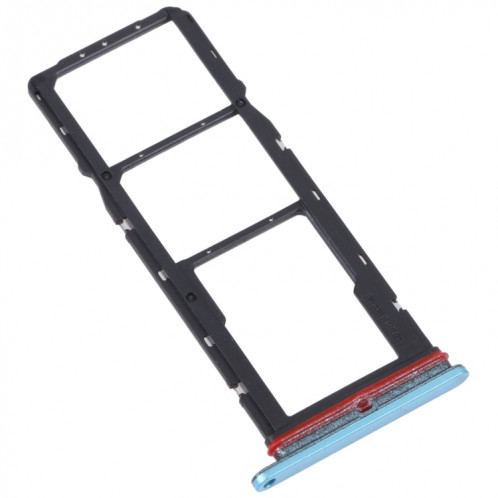 Pour Motorola Moto G22 Plateau de carte SIM + Plateau de carte SIM + Plateau de carte Micro SD (Bleu) SH632L644-04