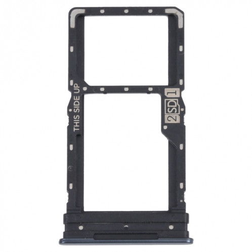 Pour Motorola Moto G82 5G Tiroir Carte SIM + Tiroir Carte SIM / Micro SD (Noir) SH633B1405-04
