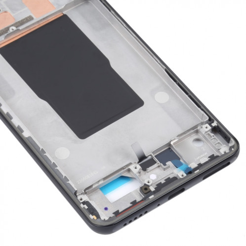 Pour Xiaomi Redmi K50 Ultra / 12T / 12T Pro Original Front Housing LCD Frame Bezel Plate (Black) SH645B1430-06