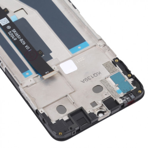 Écran LCD OEM pour ZTE Blade A71 A7030 2021 Assemblage complet du numériseur avec cadre (Noir) SH653B1285-05