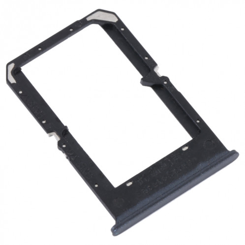 Pour OPPO A72 4G / A92 4G Plateau de carte SIM + Plateau de carte SIM (Noir) SH665B777-04