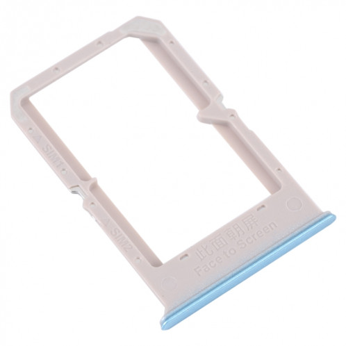 Pour OPPO A72 4G / A92 4G Plateau de carte SIM + Plateau de carte SIM (Bleu) SH665L1918-04