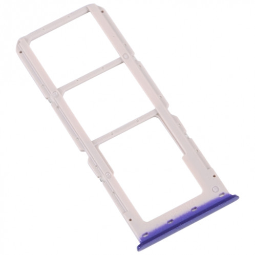 Pour OPPO A52 4G Plateau de carte SIM + Plateau de carte SIM + Plateau de carte Micro SD (Bleu) SH666L1201-04