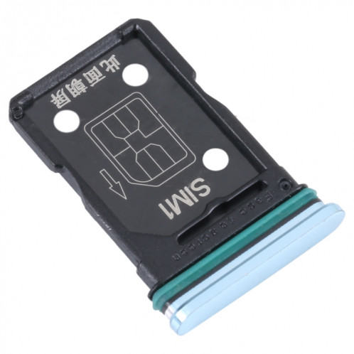 Pour OPPO Reno4 5G Plateau de carte SIM + Plateau de carte SIM (Bleu) SH668L1665-04