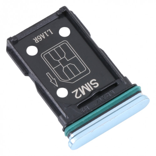 Pour OPPO Reno4 5G Plateau de carte SIM + Plateau de carte SIM (Bleu) SH668L1665-04