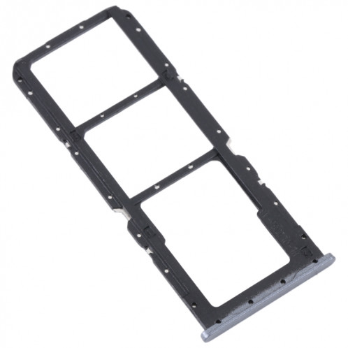Pour OPPO A73 4G / F17 / A93 4G / A73 5G Plateau de carte SIM + Plateau de carte SIM + Plateau de carte Micro SD (Noir) SH670B1398-04