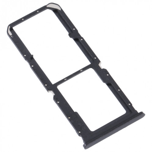 Pour OPPO A55 5G / A53S 5G Plateau de carte SIM + Plateau de carte SIM + Plateau de carte Micro SD (Noir) SH676B1076-04