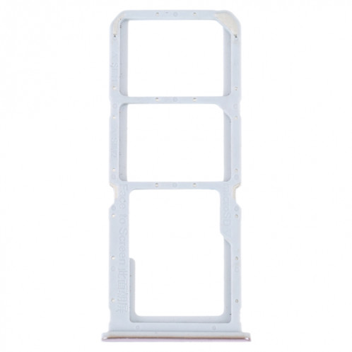 Pour OPPO A55 5G / A53S 5G Plateau de carte SIM + Plateau de carte SIM + Plateau de carte Micro SD (Or) SH676J671-04