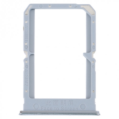 Pour plateau de carte SIM OPPO K9 + plateau de carte SIM (argent) SH677S1235-04