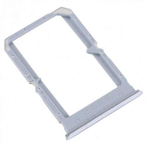 Pour plateau de carte SIM OPPO K9 + plateau de carte SIM (argent) SH677S1235-04
