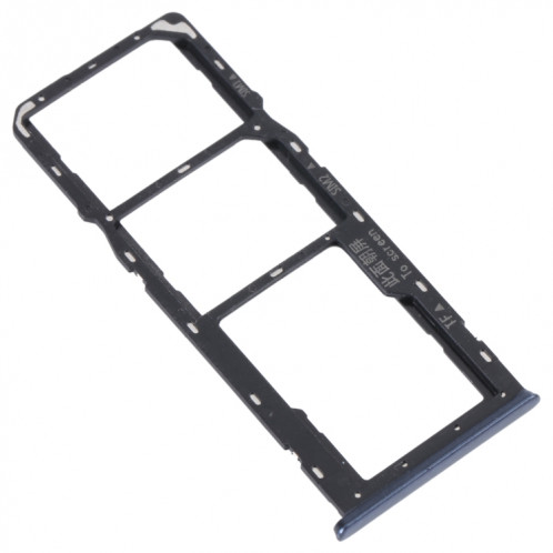Pour OPPO A16K plateau de carte SIM + plateau de carte SIM + plateau de carte Micro SD (noir) SH681B637-04
