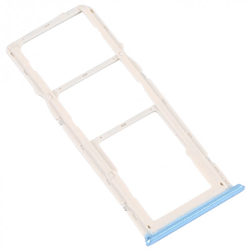 Pour OPPO A16K Plateau de carte SIM + Plateau de carte SIM + Plateau de carte Micro SD (Bleu) SH681L1956-04