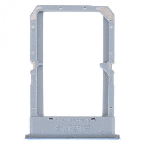 Pour plateau de carte SIM OPPO K10 4G + plateau de carte SIM (argent) SH689S287-04