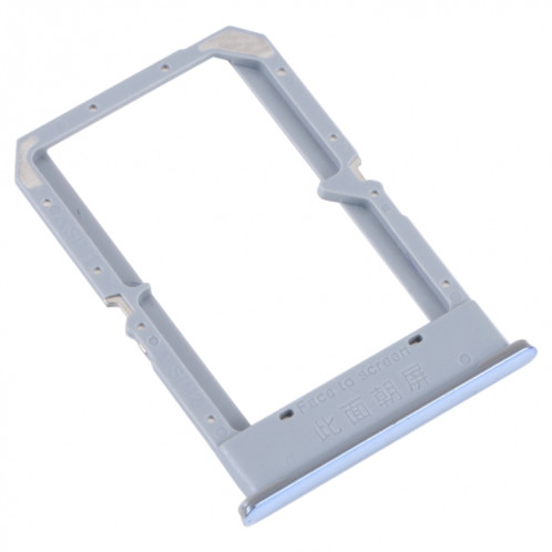 Pour plateau de carte SIM OPPO K10 4G + plateau de carte SIM (argent) SH689S287-04