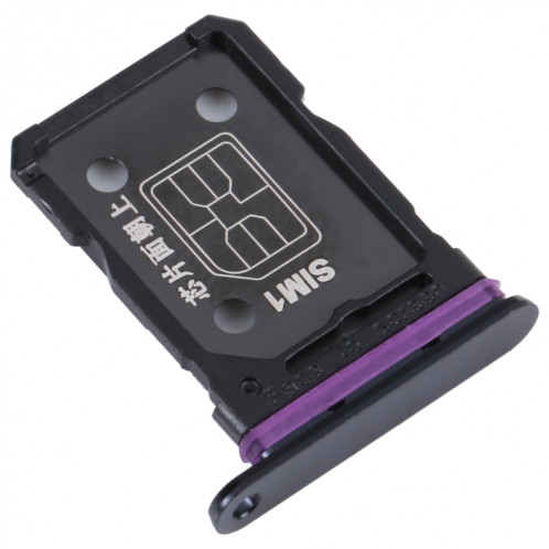 Pour OPPO Reno8 Pro + / Reno8 Pro 5G / Reno8 Pro Chine Plateau de carte SIM + Plateau de carte SIM (Noir) SH691B1514-04