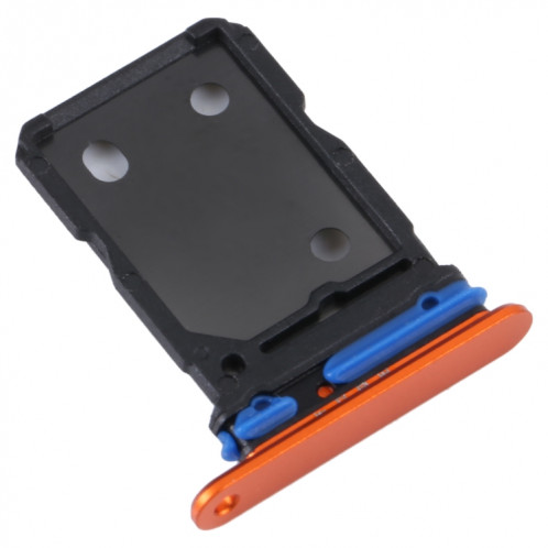 Pour vivo X80 Plateau de carte SIM + Plateau de carte SIM (Orange) SH698E1101-04