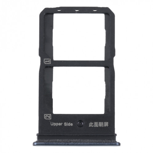 Pour vivo Y55S 5G plateau de carte SIM + plateau de carte SIM (noir) SH702B1399-04