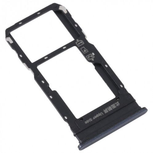 Pour vivo Y33S / Y33T Plateau de carte SIM + Plateau de carte SIM / Micro SD (Noir) SH703B483-04