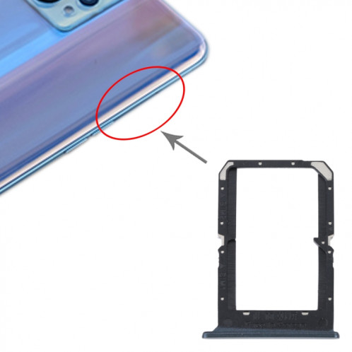 Pour Realme 9 Pro + plateau de carte SIM + plateau de carte SIM (vert) SH705G541-04