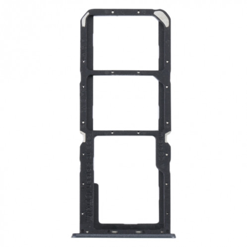 Pour Realme C30 plateau de carte SIM + plateau de carte SIM + plateau de carte Micro SD (noir) SH706B474-04