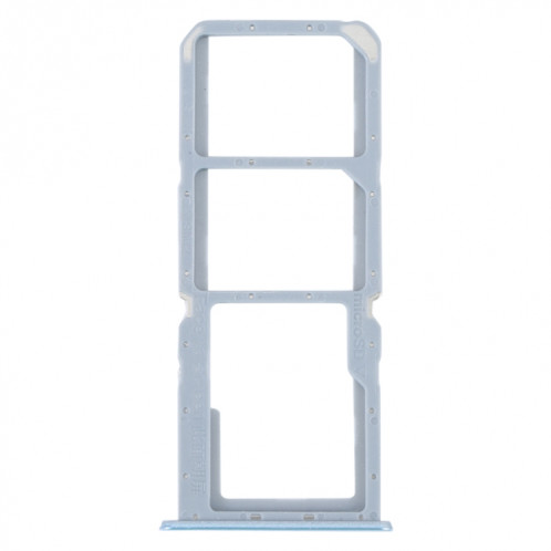 Pour Realme C30 Plateau de carte SIM + Plateau de carte SIM + Plateau de carte Micro SD (Bleu) SH706L1159-04