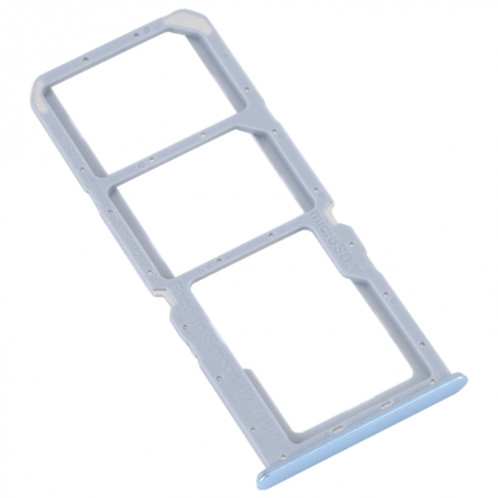 Pour Realme C30 Plateau de carte SIM + Plateau de carte SIM + Plateau de carte Micro SD (Bleu) SH706L1159-04