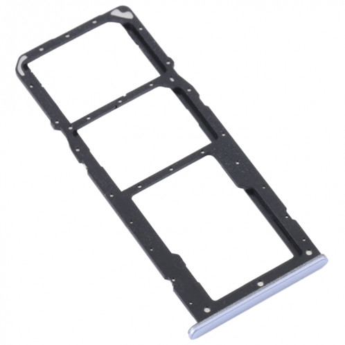 Pour Realme C31 Plateau de carte SIM + Plateau de carte SIM + Plateau de carte Micro SD (Argent) SH708S430-04
