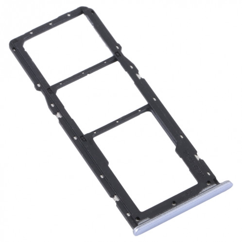 Pour Realme C31 Plateau de carte SIM + Plateau de carte SIM + Plateau de carte Micro SD (Argent) SH708S430-04
