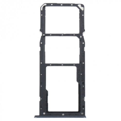 Pour Realme C35 plateau de carte SIM + plateau de carte SIM + plateau de carte Micro SD (noir) SH709B917-04