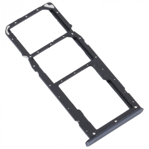 Pour Realme C35 plateau de carte SIM + plateau de carte SIM + plateau de carte Micro SD (noir) SH709B917-04