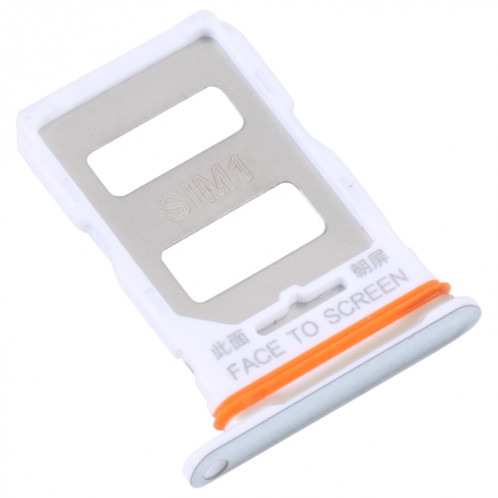 Pour Xiaomi Redmi K50 Ultra / 12T / 12T Pro Plateau de carte SIM + Plateau de carte SIM (Argent) SH710S577-04