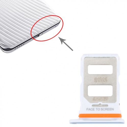Pour Xiaomi Civi 2 Plateau de carte SIM + Plateau de carte SIM (Bleu) SH714L938-04