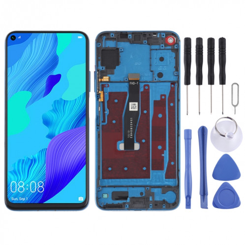 Écran LCD d'origine pour Honor 20 / Huawei Nova 5T Digitizer Assemblage complet avec cadre (Vert) SH739G974-05