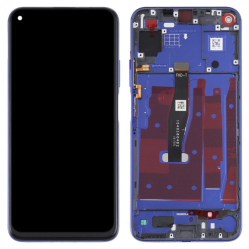 Écran LCD d'origine pour Honor 20 / Huawei Nova 5T Digitizer Assemblage complet avec cadre (Bleu) SH739L1791-05