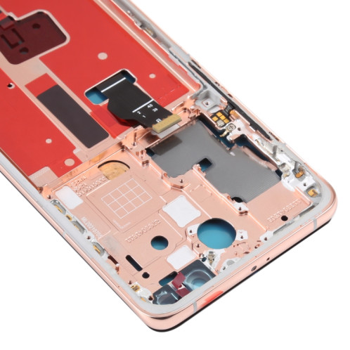Écran LCD d'origine pour Huawei P40 Pro Numériseur Assemblage complet avec cadre (Or) SH740J1755-05