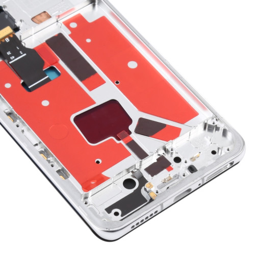 Écran LCD d'origine pour Huawei P40 Pro Numériseur Assemblage complet avec cadre (Argent) SH740S623-05