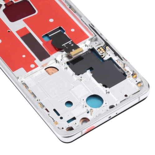 Écran LCD d'origine pour Huawei P40 Pro Numériseur Assemblage complet avec cadre (Argent) SH740S623-05