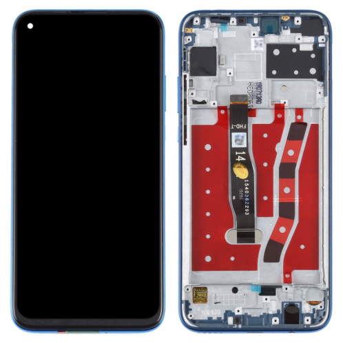 Écran LCD d'origine pour Huawei P20 Lite 2019 Ensemble complet de numériseur avec cadre (Bleu) SH741L1701-05