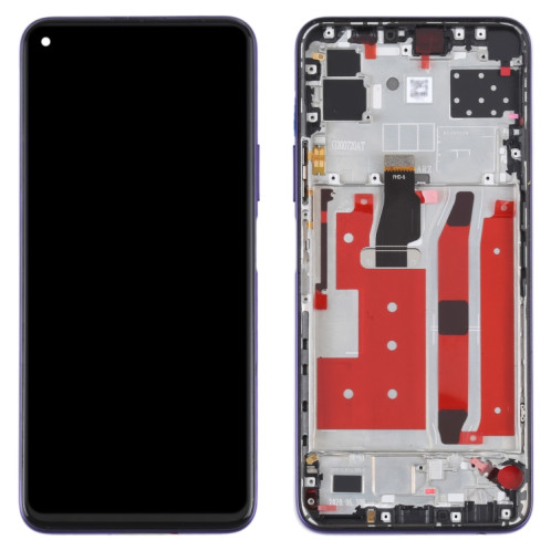 Écran LCD d'origine pour Huawei Nova 7 SE / Honor 30S Ensemble complet de numériseur avec cadre (Violet) SH43PL765-05