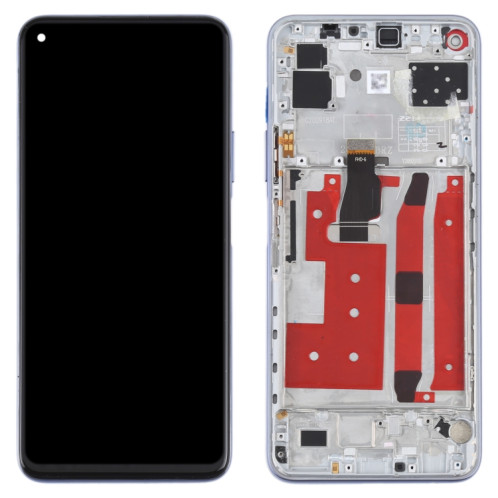 Écran LCD d'origine pour Huawei Nova 7 SE / Honor 30S Digitizer Assemblage complet avec cadre (Argent) SH43SL1473-05