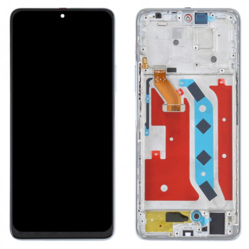Écran LCD d'origine pour Honor X30 Digitizer Full Assembly avec cadre (Argent) SH744S1989-05