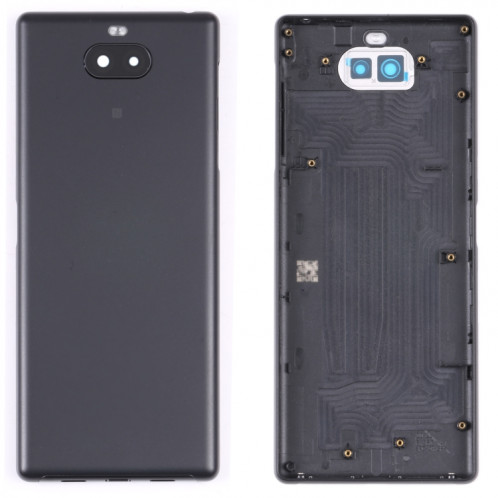 Pour Sony Xperia 10 Coque arrière de batterie d'origine (noire) SH49BL1207-06